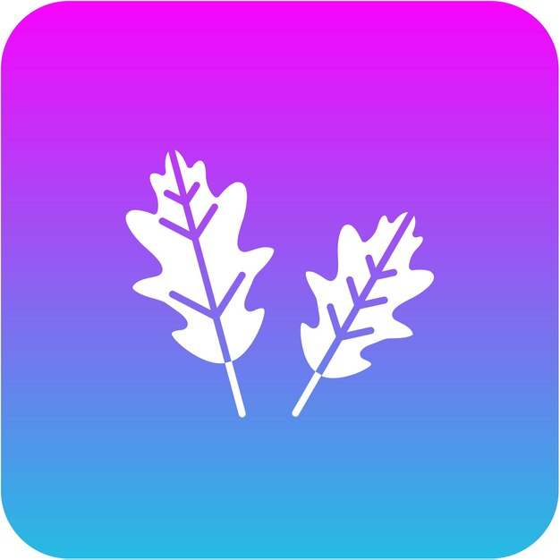 Icono de hoja de roble
