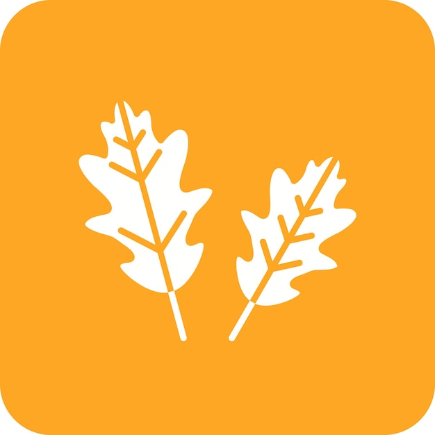 Icono de hoja de roble