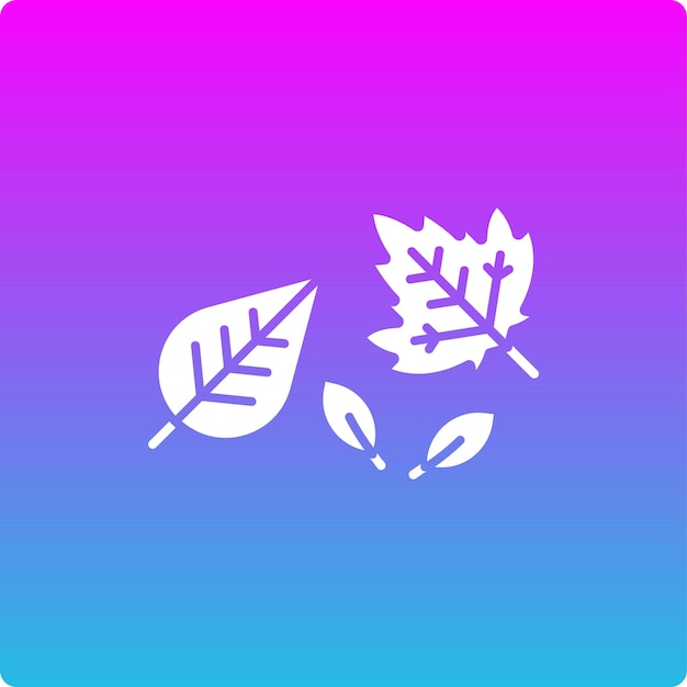 Icono de las hojas de otoño