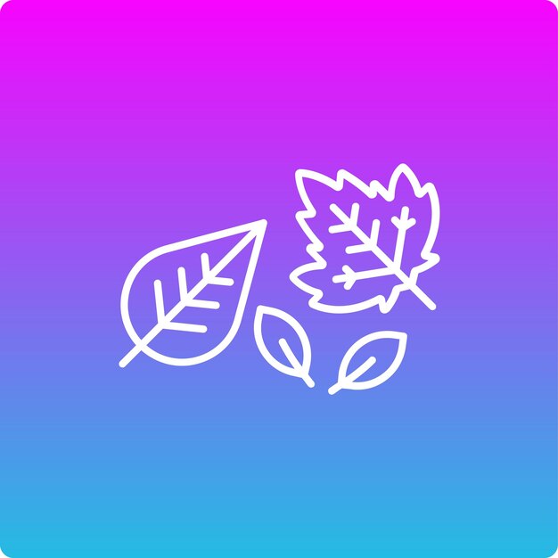 Icono de las hojas de otoño