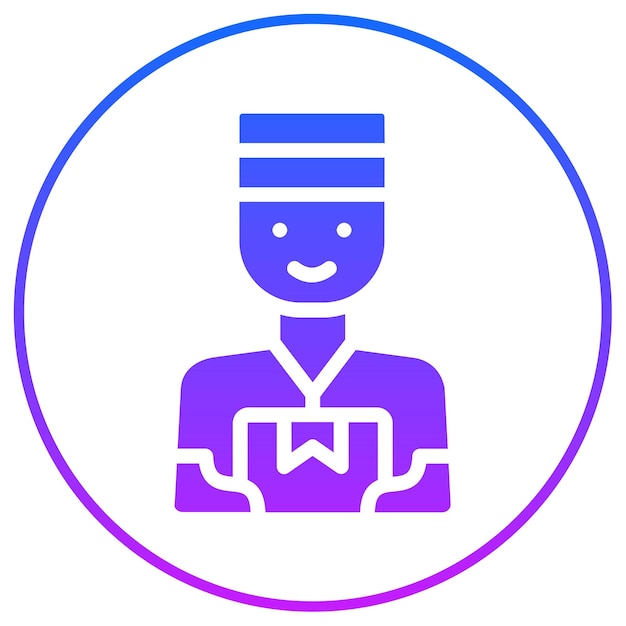 El icono del hombre de la entrega