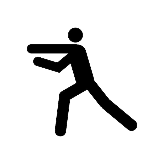 Icono de hombre haciendo patada de taekwondo