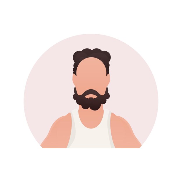 Vector icono de hombre de negocios estilo de dibujos animados aislado