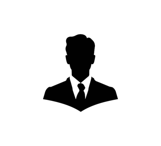 Icono del hombre de negocios Icono del vector del hombre de negocio Icono del vector del empresario