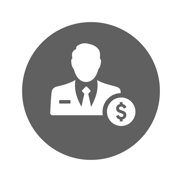 El icono del hombre de negocios