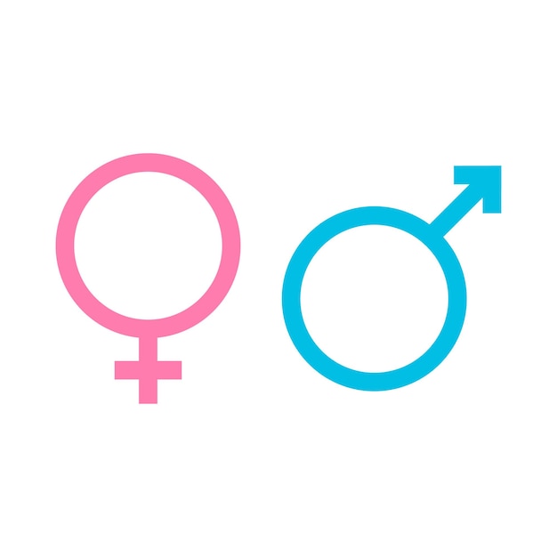 Icono de hombres y mujeres aislado sobre fondo blanco Ilustración vectorial