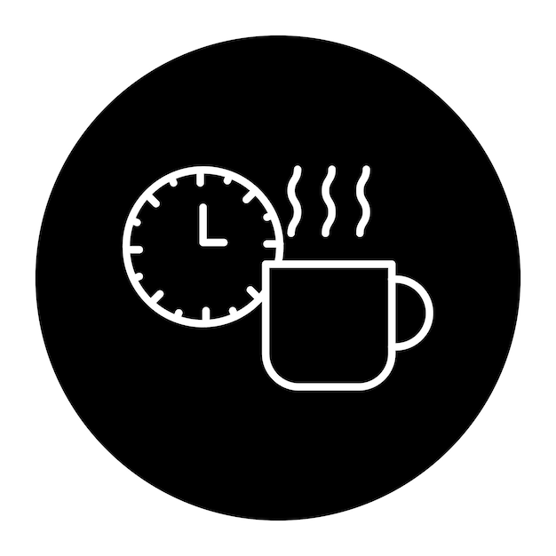 Icono de la hora del café