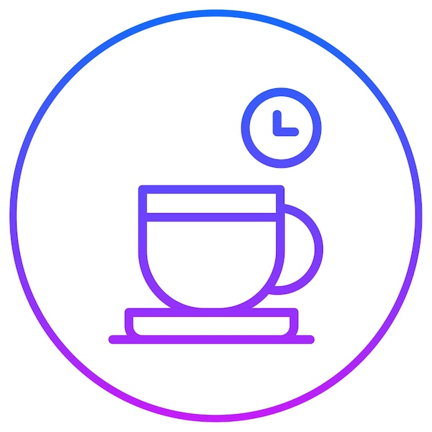 Icono de la hora del café