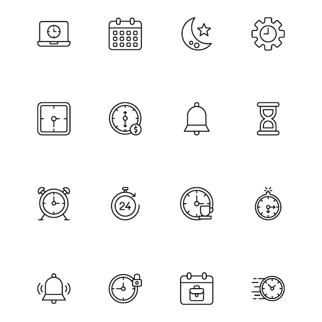 Icono de la hora y la fecha