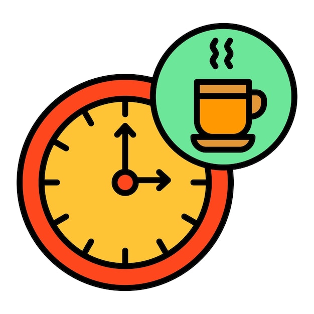 El icono de la hora del té