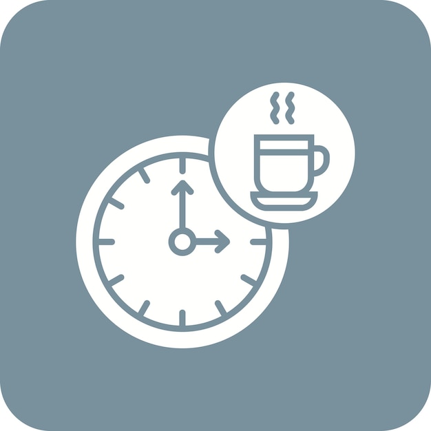 El icono de la hora del té