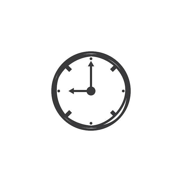 Vector icono de la hora