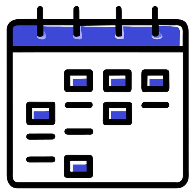 icono del horario desplazamiento de relleno