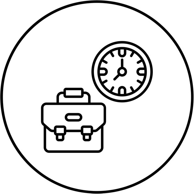 Icono de las horas de trabajo