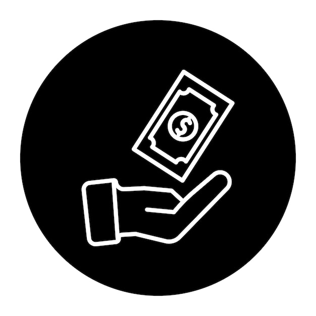 Icono de huella de mano dañado