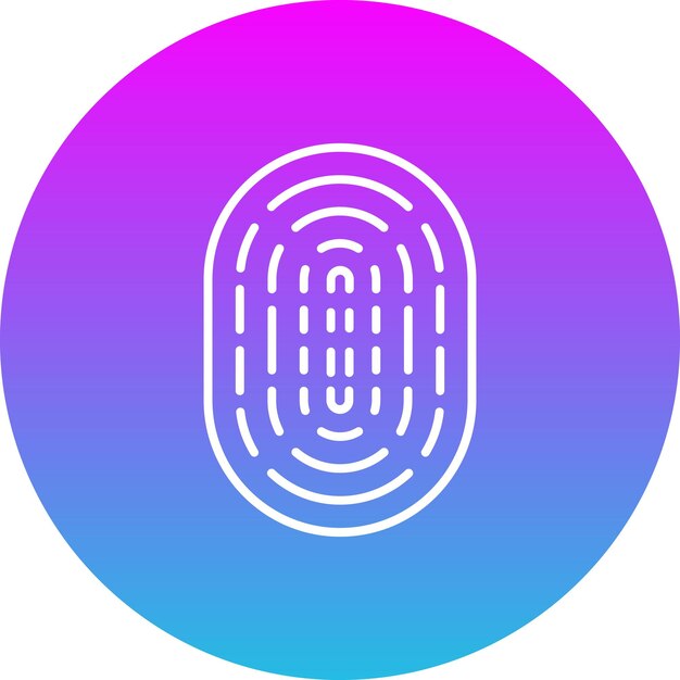 Icono de las huellas dactilares