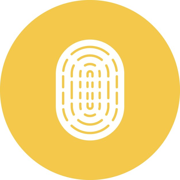 Icono de las huellas dactilares