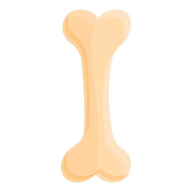 Icono de hueso de mascota de perro Icono vectorial de hueso en el diseño web aislado sobre fondo blanco