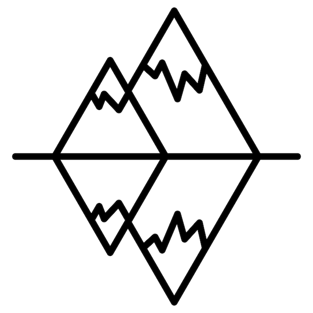 El icono del iceberg