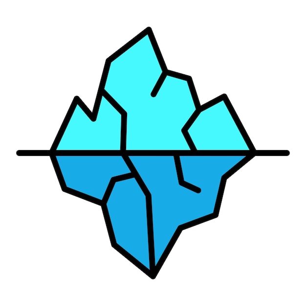 El icono del iceberg