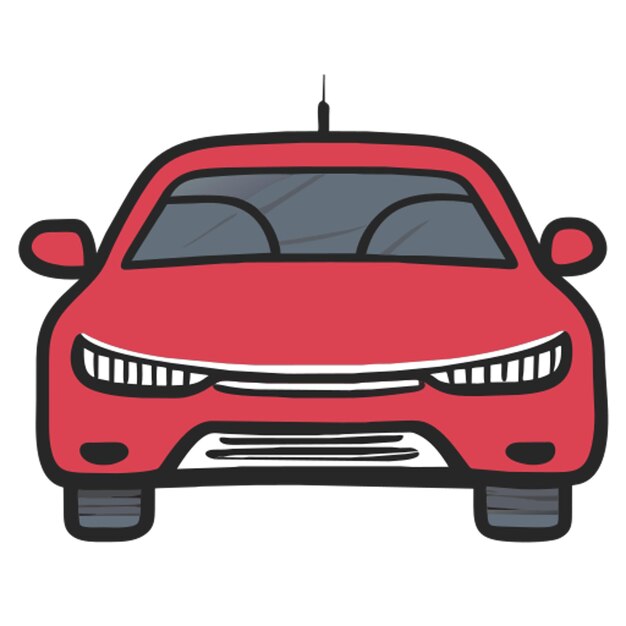icono para el icono del coche relleno desigual