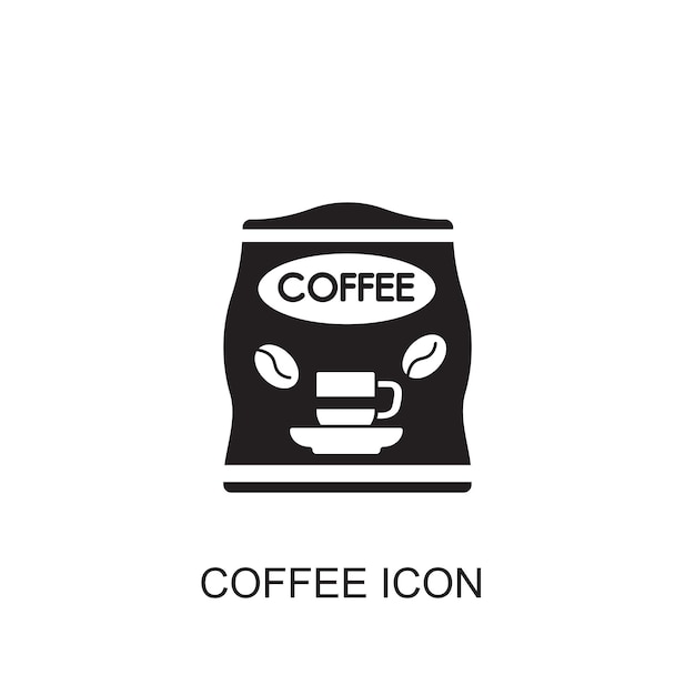 Icono de icono de vector de café