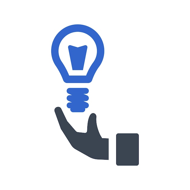 Icono de la idea de apoyo