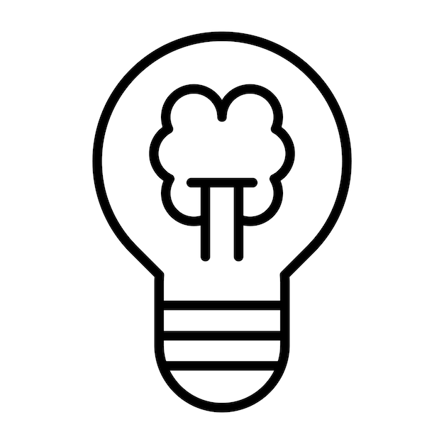 Icono de la idea creativa