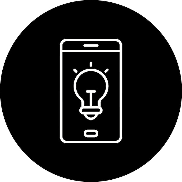 Icono de la idea del teléfono inteligente