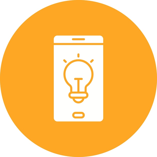 Icono de la idea del teléfono inteligente