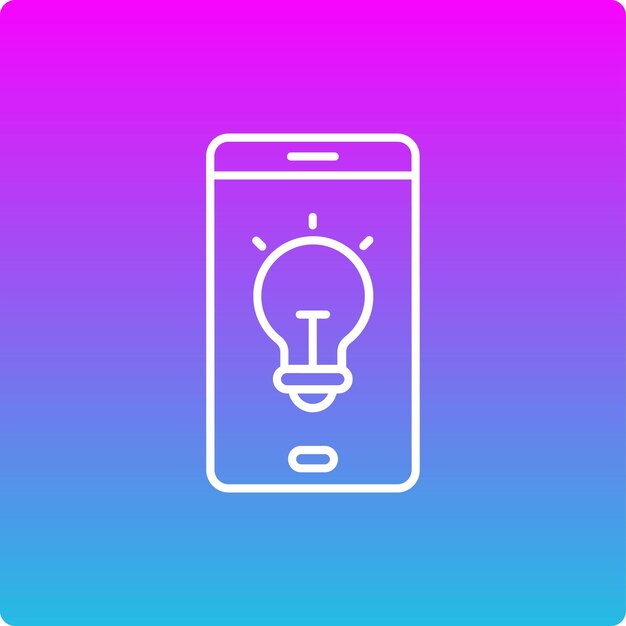 Icono de la idea del teléfono inteligente