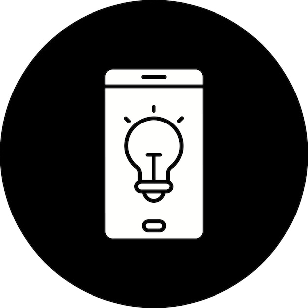 Icono de la idea del teléfono inteligente