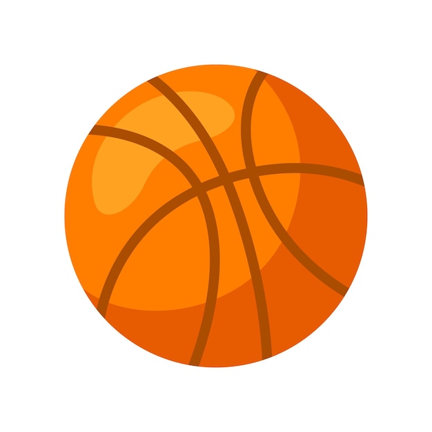 Vector icono de ilustración de baloncesto diseño vectorial