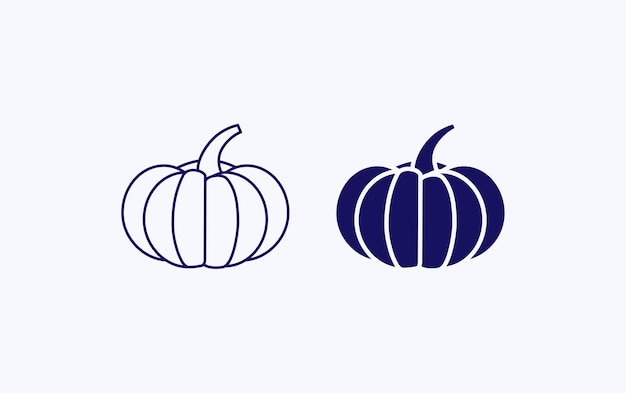 Icono de ilustración de calabaza