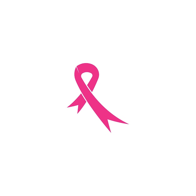 Icono de ilustración de cinta de cáncer de mama