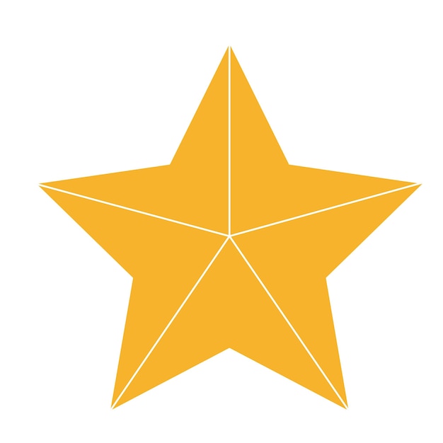 El icono de la Ilustración de la Estrella de Navidad