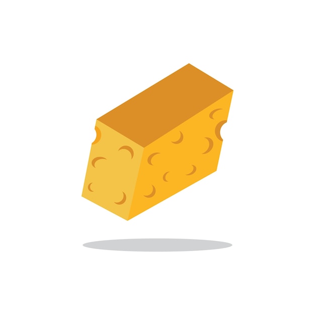 El icono de la ilustración del queso