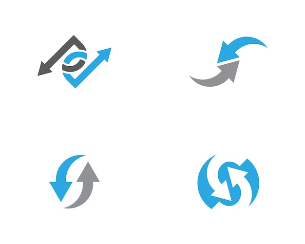 Icono de ilustración de vector de flecha