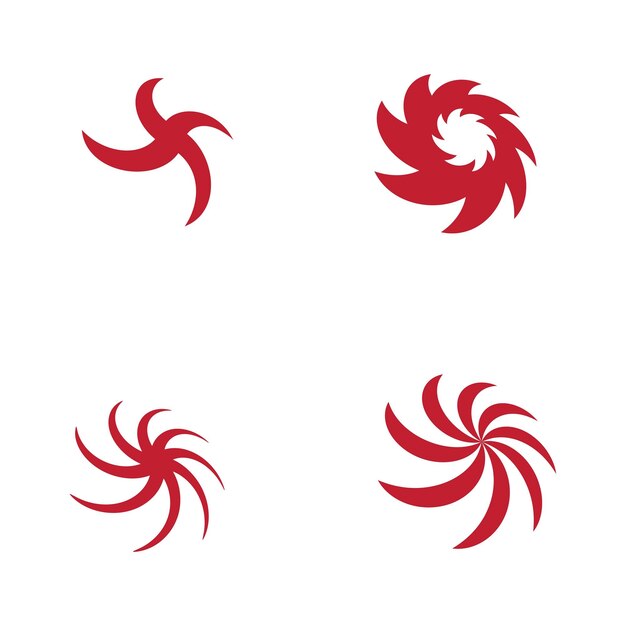 Icono de ilustración de vector de vórtice
