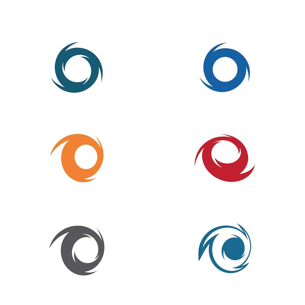 Icono de ilustración de vector de vórtice