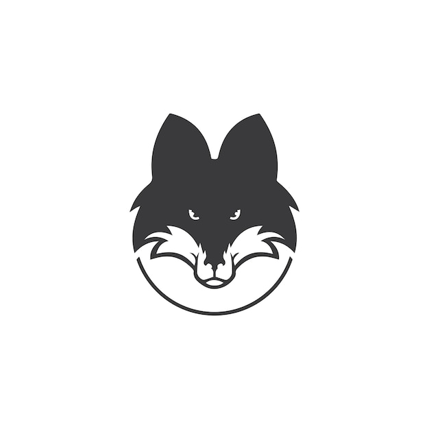 Icono de ilustración de vector de zorro