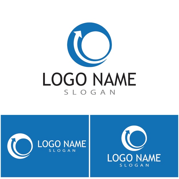 Icono de ilustración vectorial de flecha Diseño de plantilla del logotipo