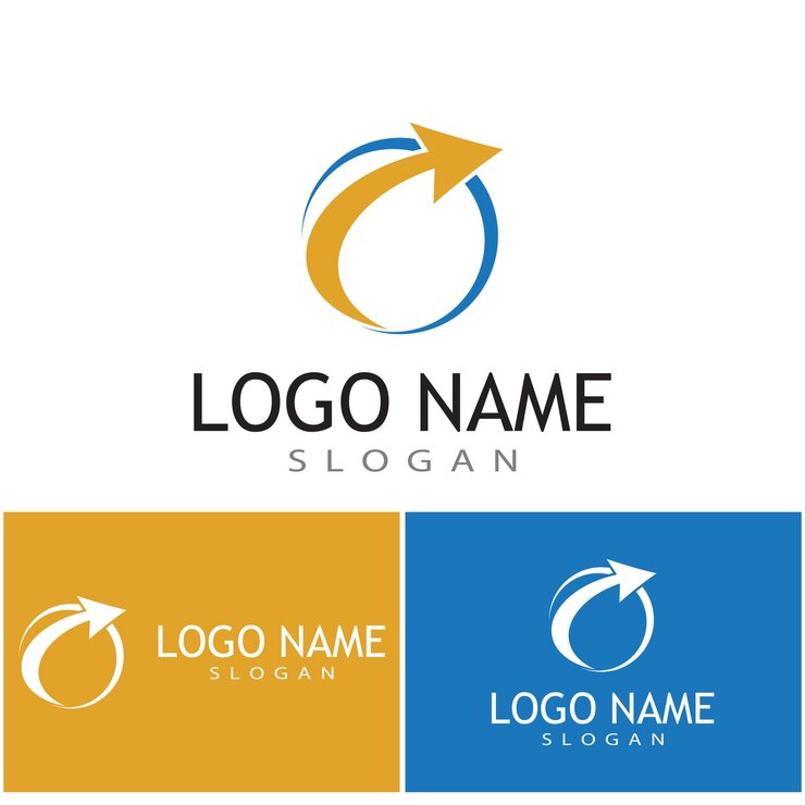 Vector icono de ilustración vectorial de flecha diseño de plantilla del logotipo