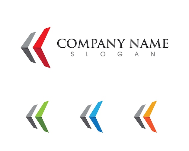 Ícono de ilustración vectorial de flechas Diseño de plantilla de logotipo