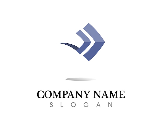 Ícono de ilustración vectorial de flechas Diseño de plantilla de logotipo