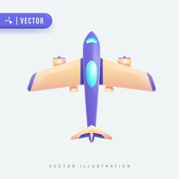 Icono de ilustración vectorial plano 3D