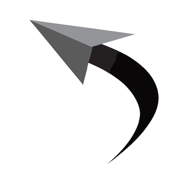 Ícono de ilustración vectorial plano de flecha hacia arriba y abajo para la interfaz de usuario del sitio web y el diseño de aplicaciones