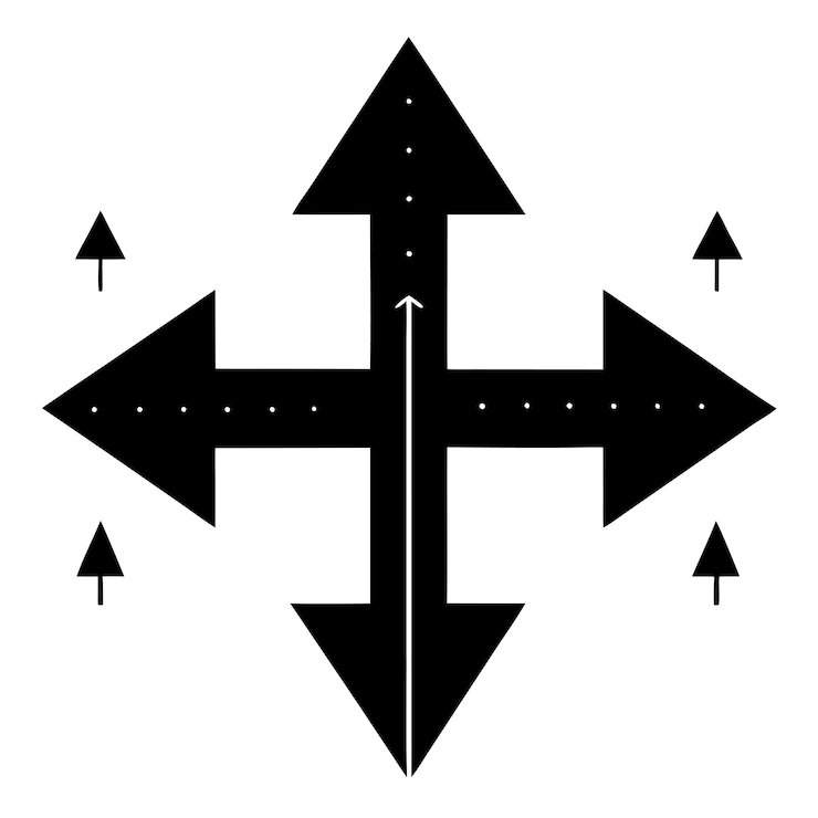 Vector ícono de ilustración vectorial plano de flecha hacia arriba y abajo para la interfaz de usuario del sitio web y el diseño de aplicaciones