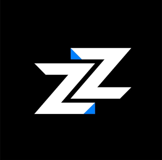 Icono ilustrativo de letras iniciales del nombre de la marca ZZ