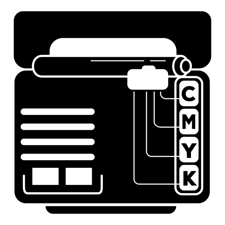 Vector icono de impresora de logotipo ilustración simple del icono de vector de impresora de logotipo para diseño web aislado sobre fondo blanco